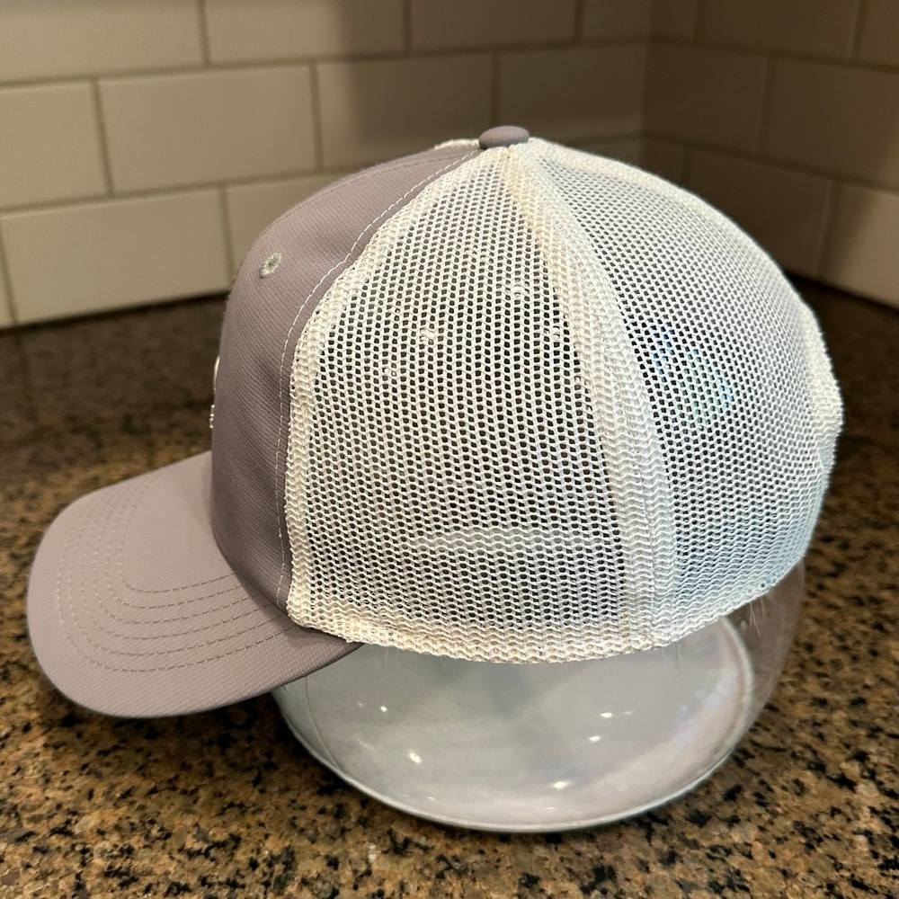 Kaanapali Resort Hawaii Imperial Trucker Hat Snapback Light Grey White - Picture 3 of 11
